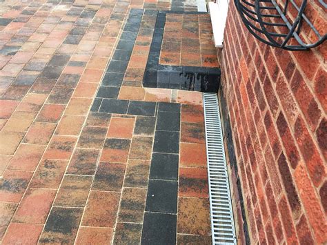 aco drain against house|Drainage for your patio .